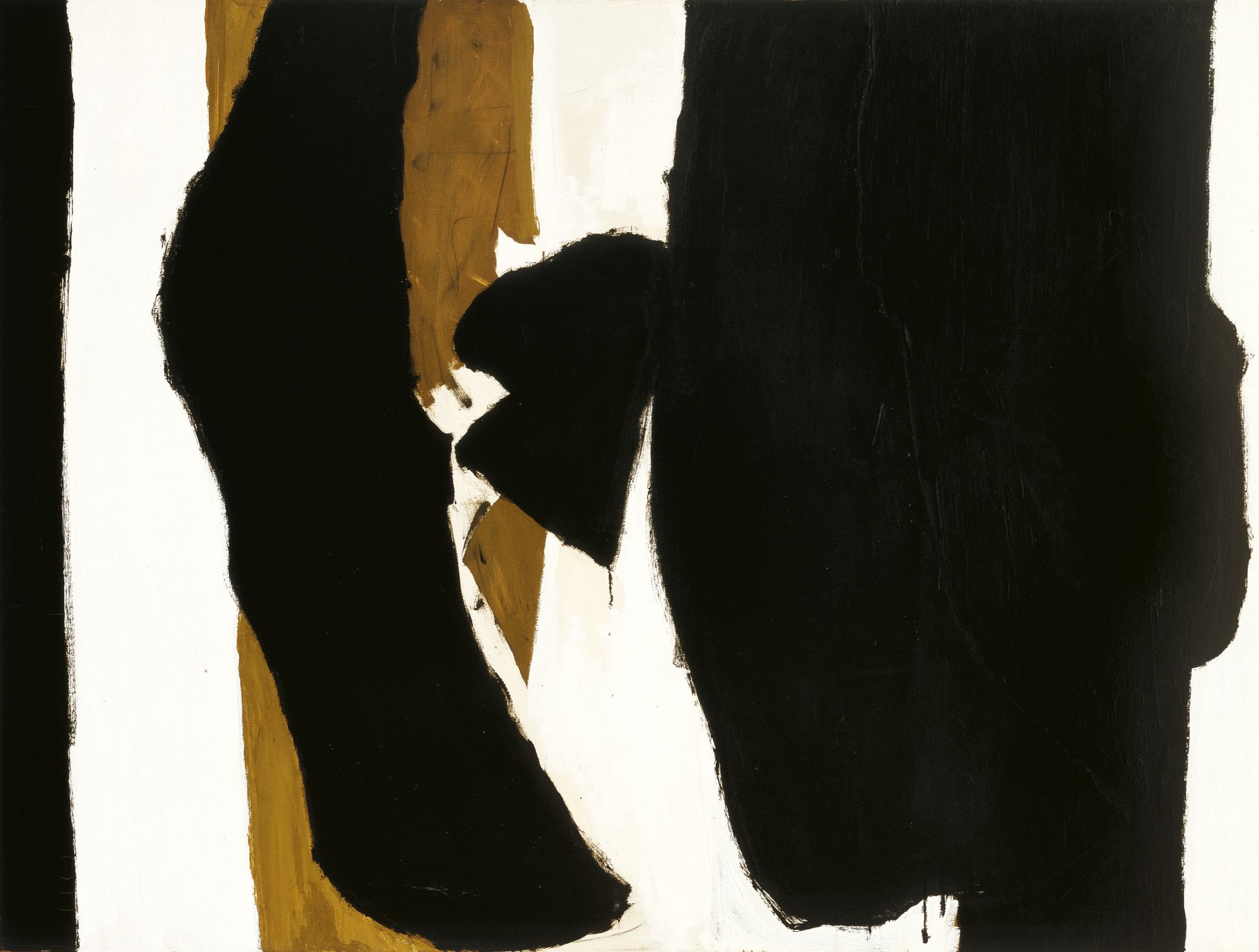 Wall Painting IV, 1954. Oil and charcoal on canvas, 54 1/8 x 72 1/8 inches (137.5 x 183.2 cm)