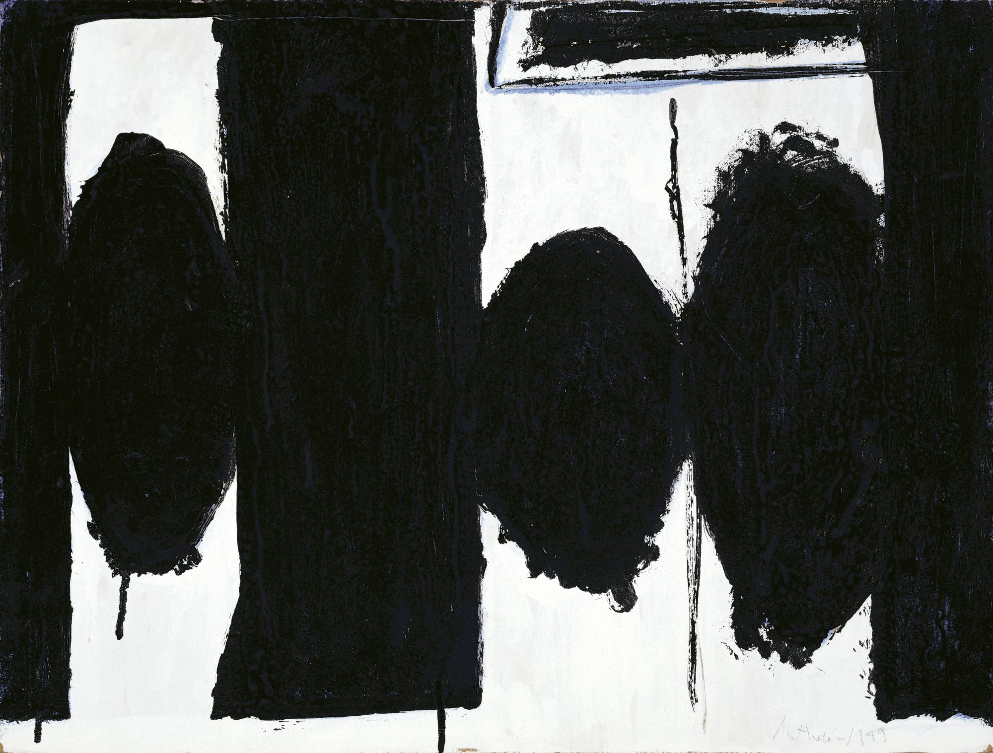At Five in the Afternoon, 1948. Casein and graphite on paperboard, 15 x 20 inches (38.1 x 50.8 cm)