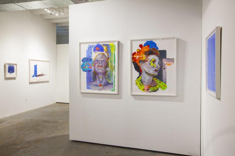 An installation image containing multiple artworks