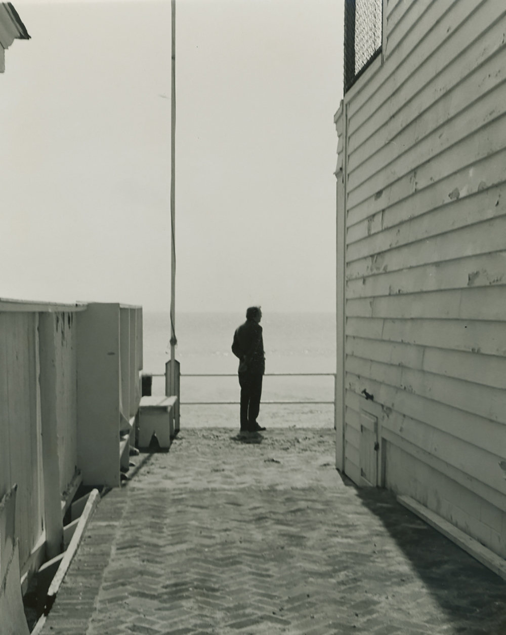 Robert Motherwell looking out to the sea