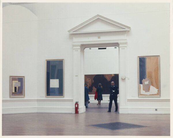 Installation view of "Robert Motherwell: Paintings and Collages from 1941 to the Present" at the Royal Academy of Arts, London, 1978
