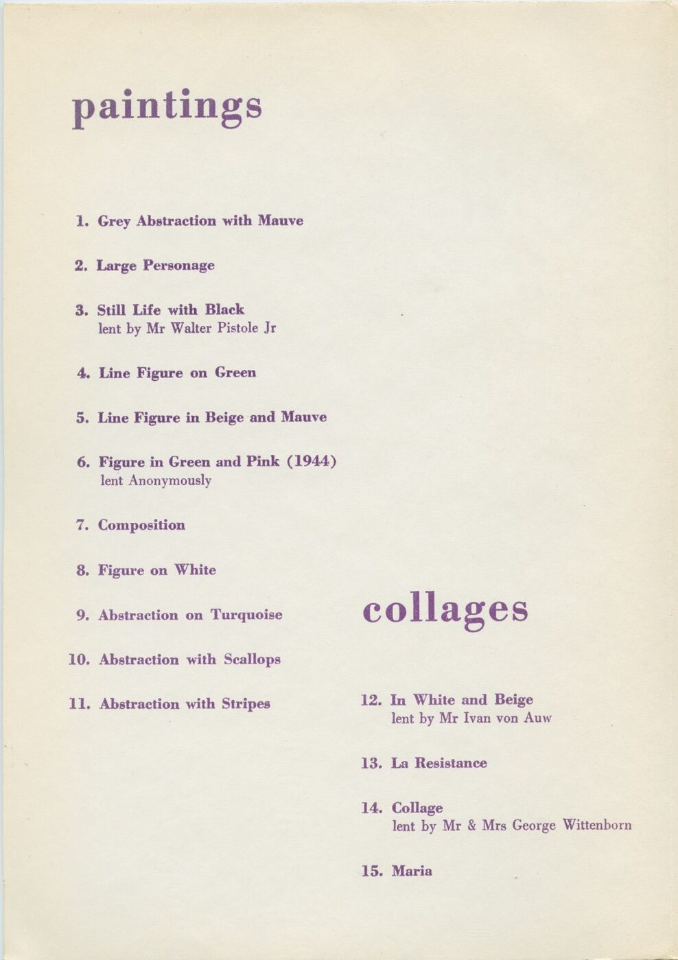 1946 Kootz Catalogue 02