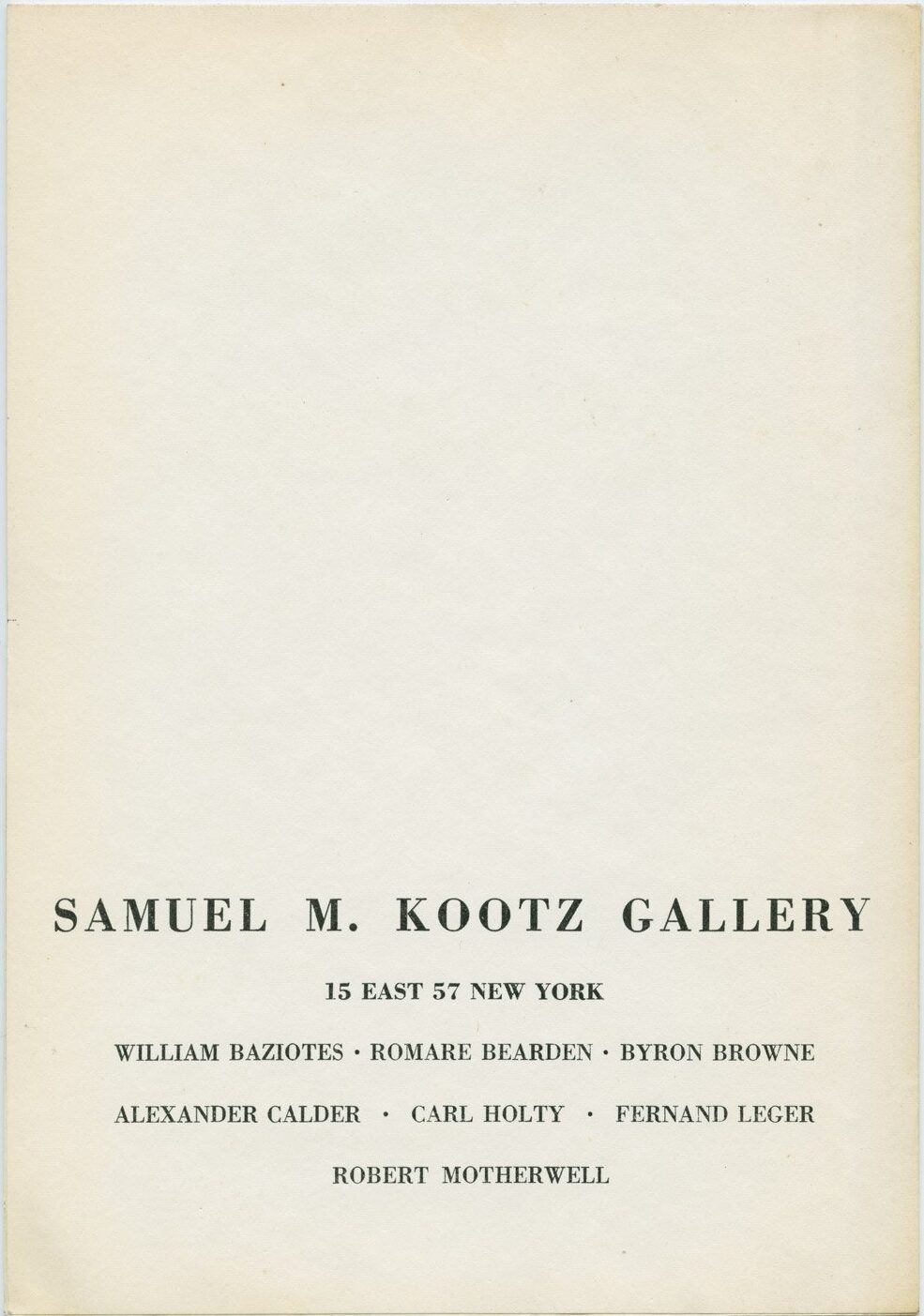 1946 Kootz Catalogue 04