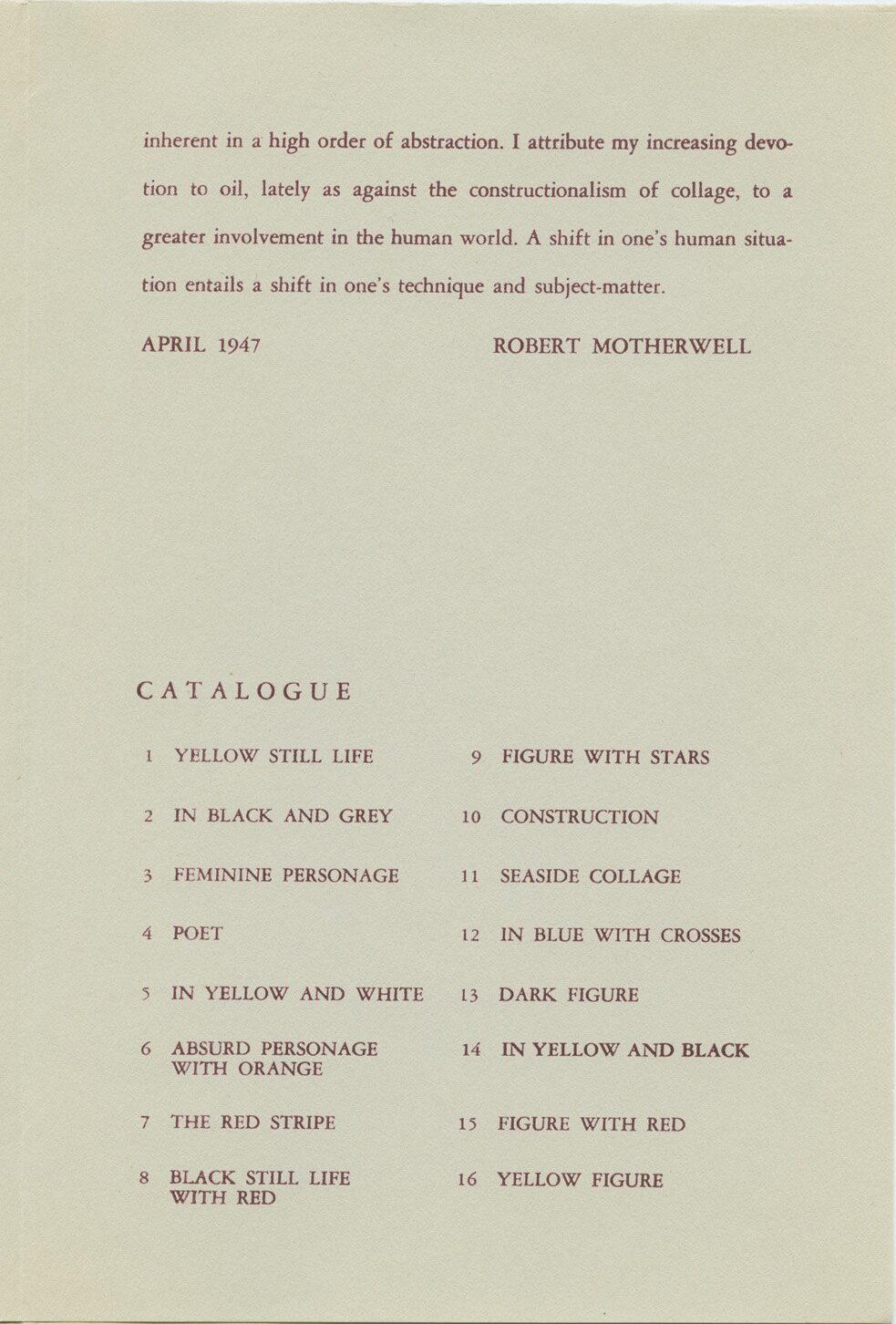1947 Kootz Catalogue 03