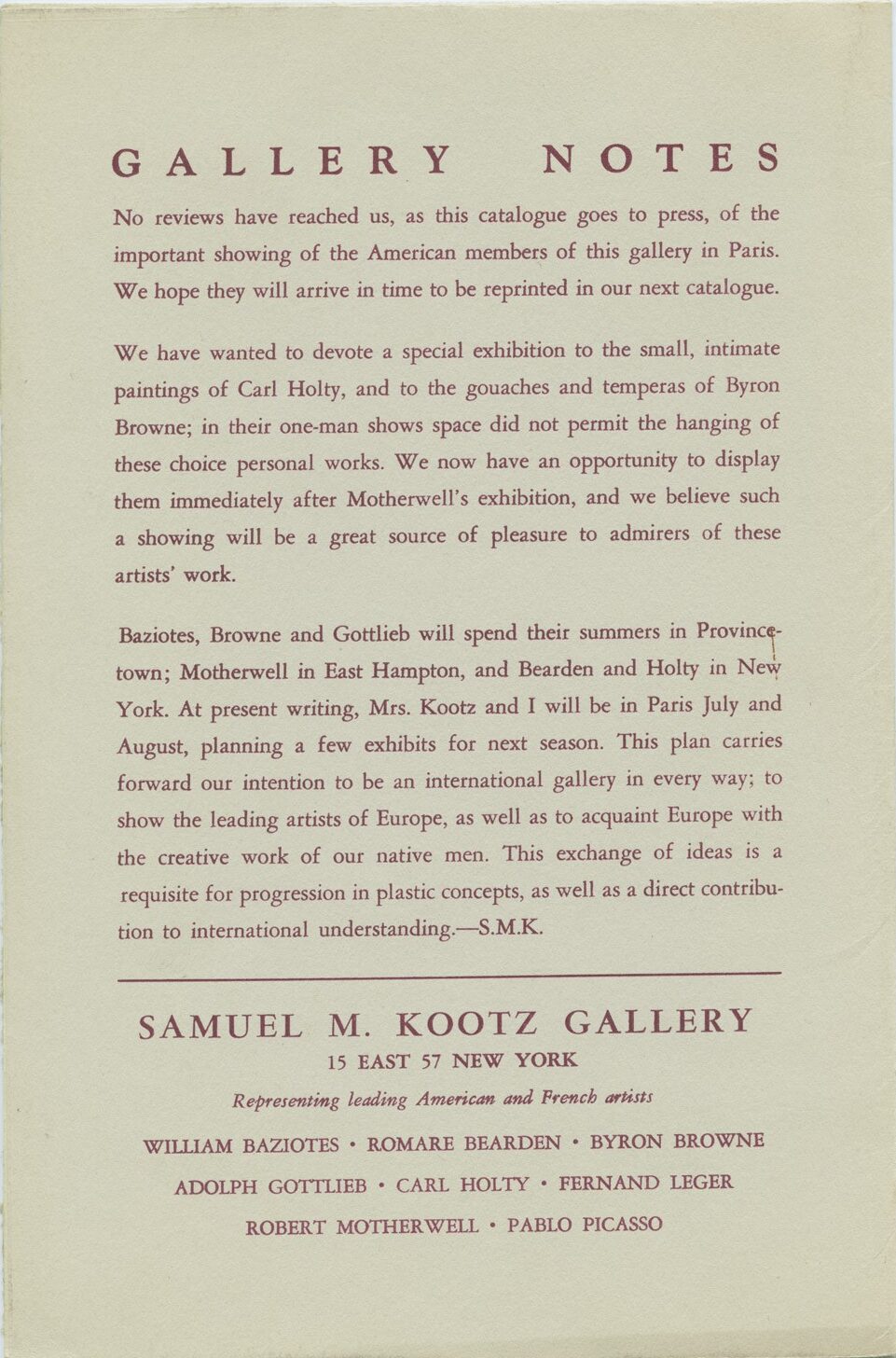 1947 Kootz Catalogue 04