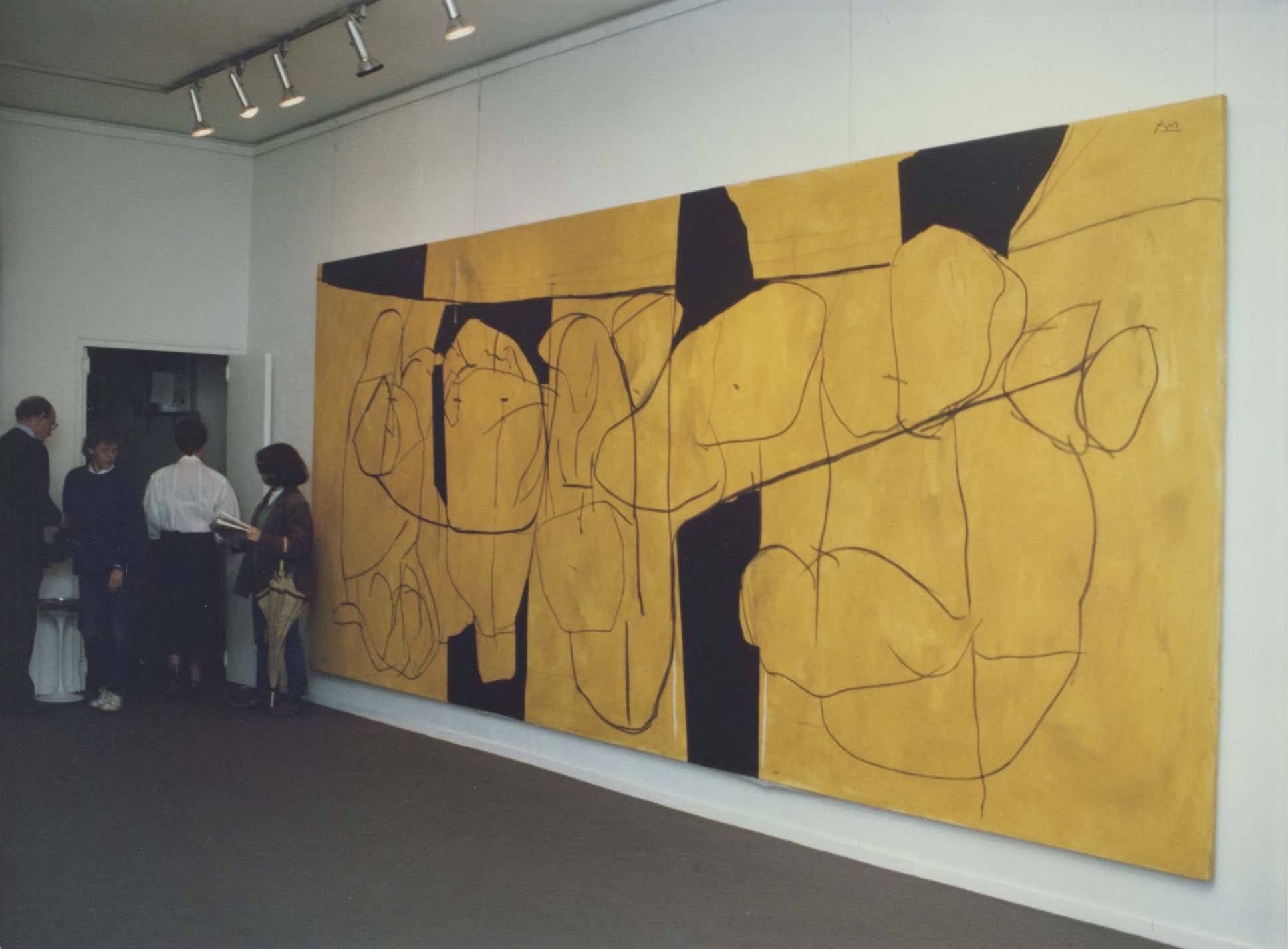 Installation view of the traveling exhibition Robert Motherwell, Galería Juana Mordo, Madrid, 1987