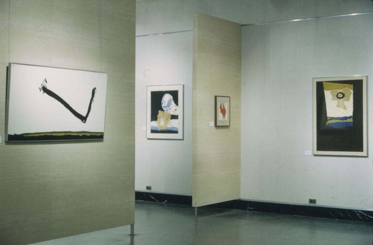 Installation views of Robert Motherwell: Works on Paper, TKTKTK and the University of Minnesota, 1965
