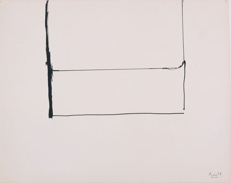 Open Drawing, 1967, ink on paper, 11 3/8 ✕ 14 3/8 in. (28.9 ✕ 36.5 cm)