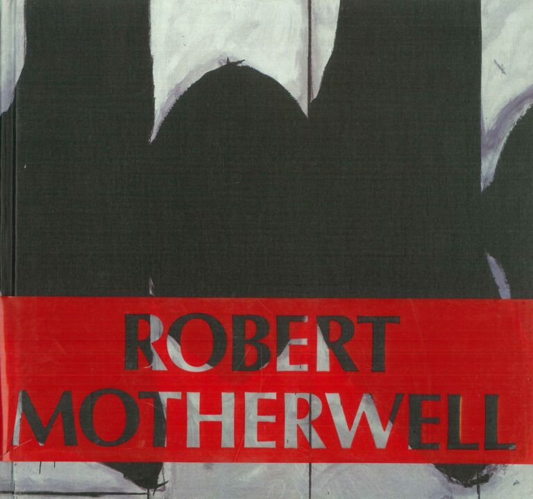 The cover of Robert Motherwell with a detail of an Elegy painting