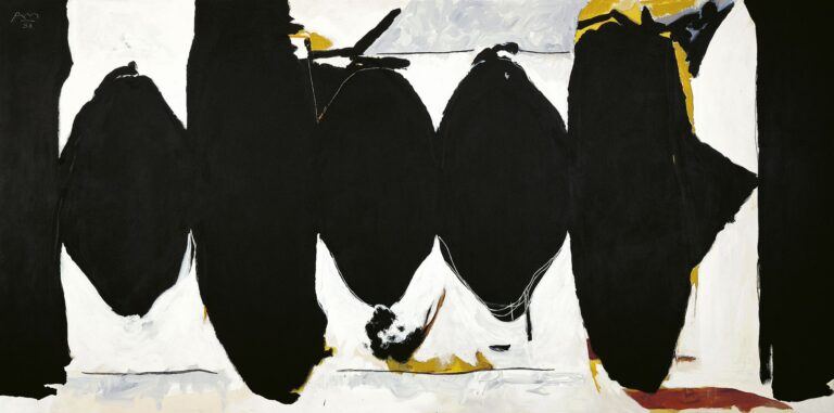 Elegy to the Spanish Republic No. 171, 1988-1989, acrylic on canvas, 84 ✕ 168 in. (213.4 ✕ 426.7 cm)