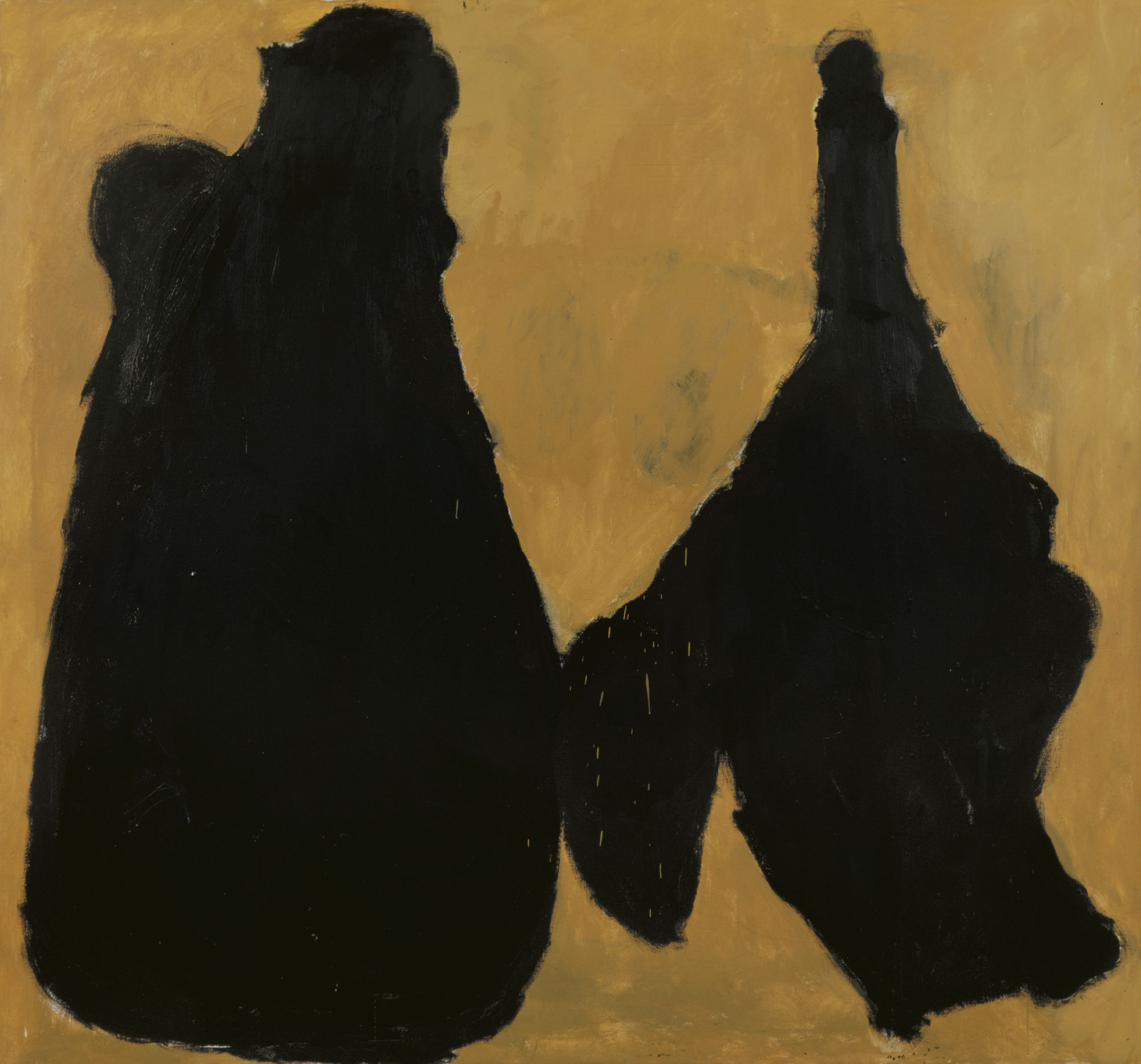 The Wedding, 1958. Magna on canvas, 70 x 76 inches (177.8 x 193 cm)