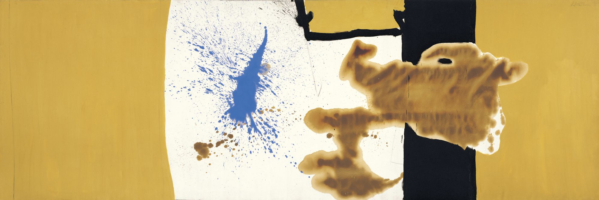 The Voyage: Ten Years After, 1960–1961/1962. Oil and charcoal on canvas, 68 ¾ x 205 2/4 inches (174.6 x 522.6 cm)