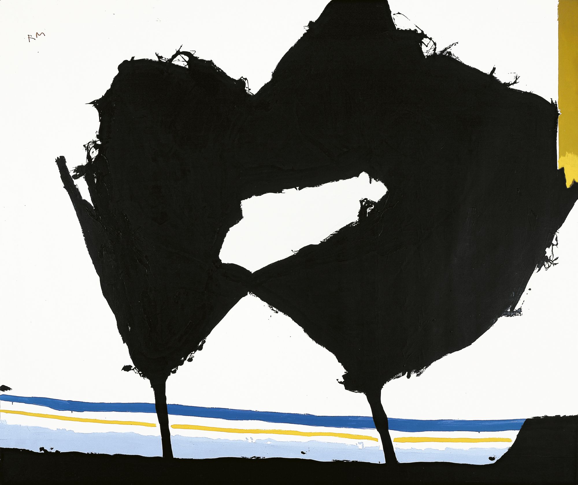 New England Elegy Mural (Second Variation), 1966. Acrylic on canvas, 152 ½ x 182 ¾ inches (387.4 x 464.2 cm)