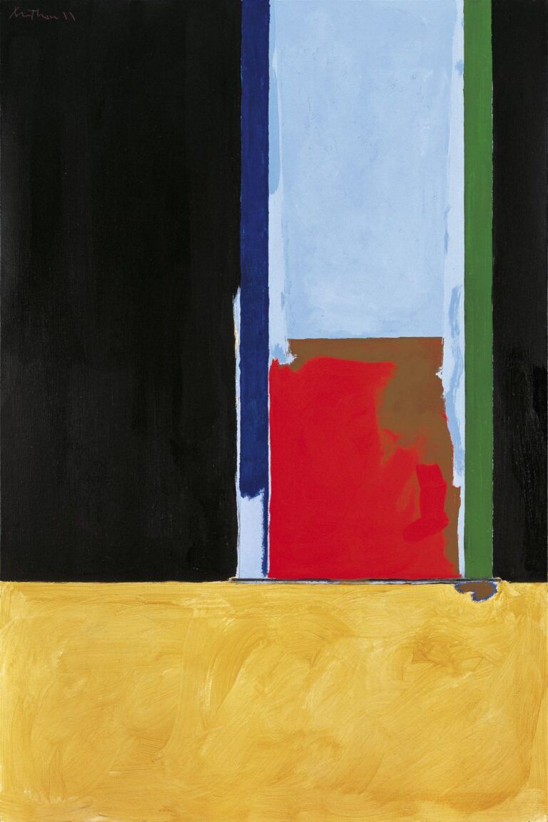 The Garden Window, 1969, acrylic and charcoal on canvas, 60 ✕ 49 in. (152.4 ✕ 124.5 cm)