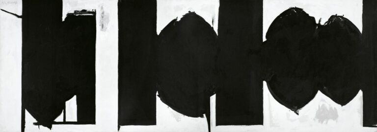 Elegy to the Spanish Republic No. 100, 1975, oil on canvas, 84 ✕ 240 in. (213.4 ✕ 609.6 cm)