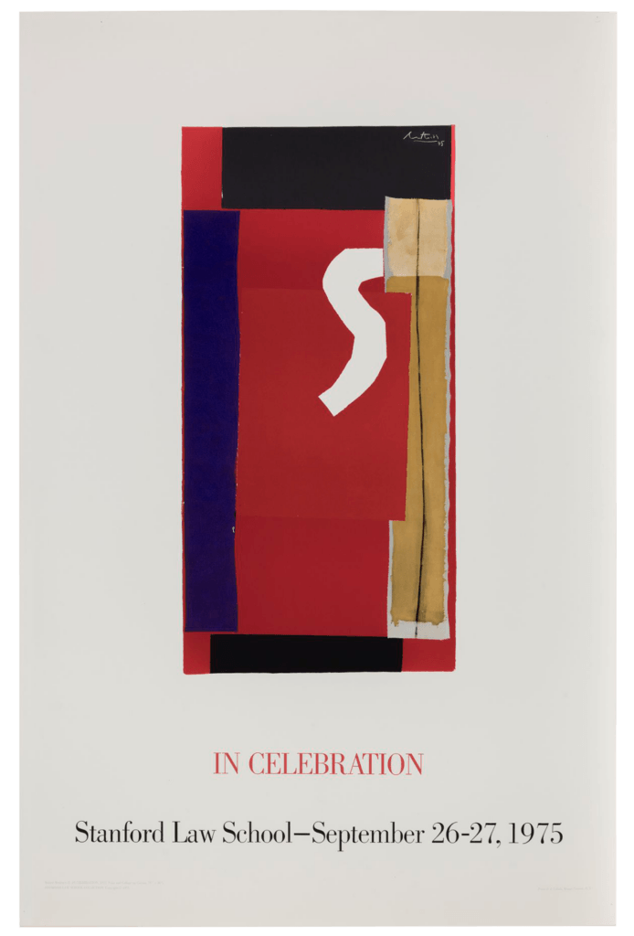 Stanford Law School Poster, 1975