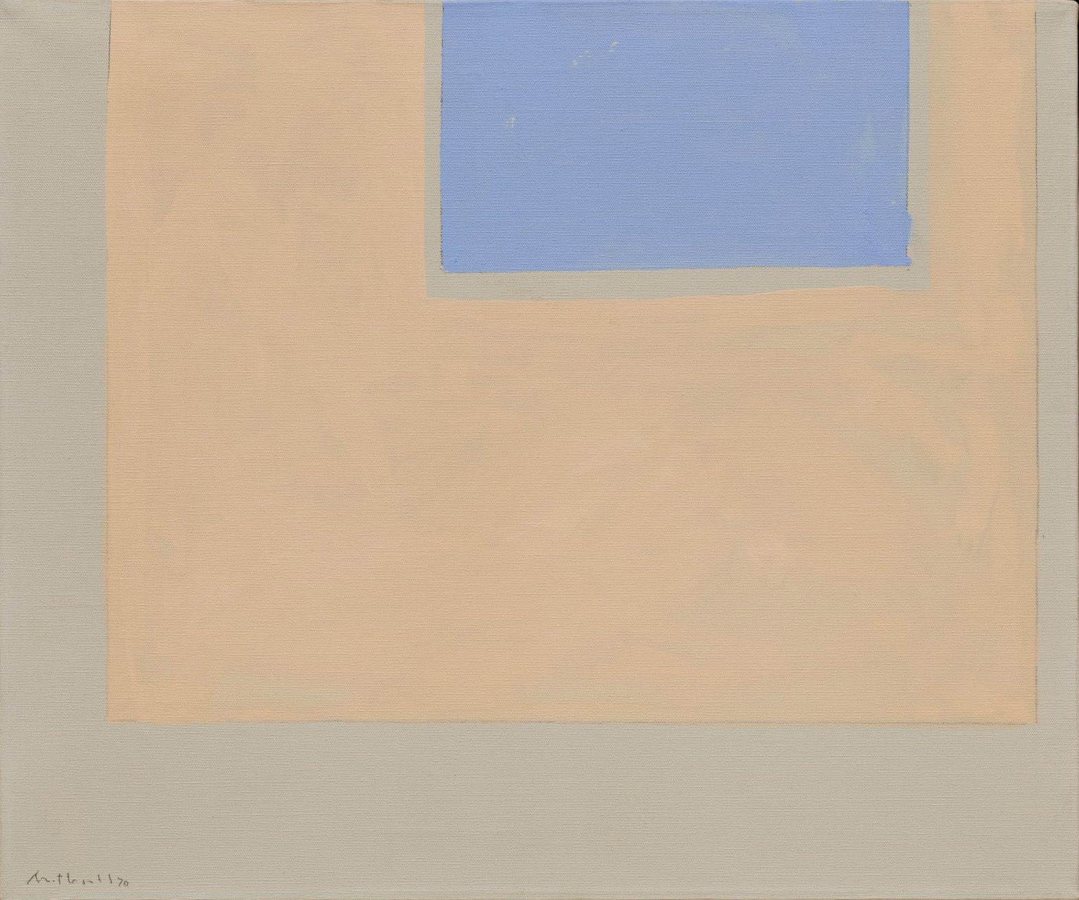 Open No. 132: Blue and Beige, 1970