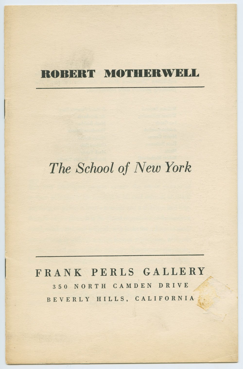 1951 Perls Catalogue 01