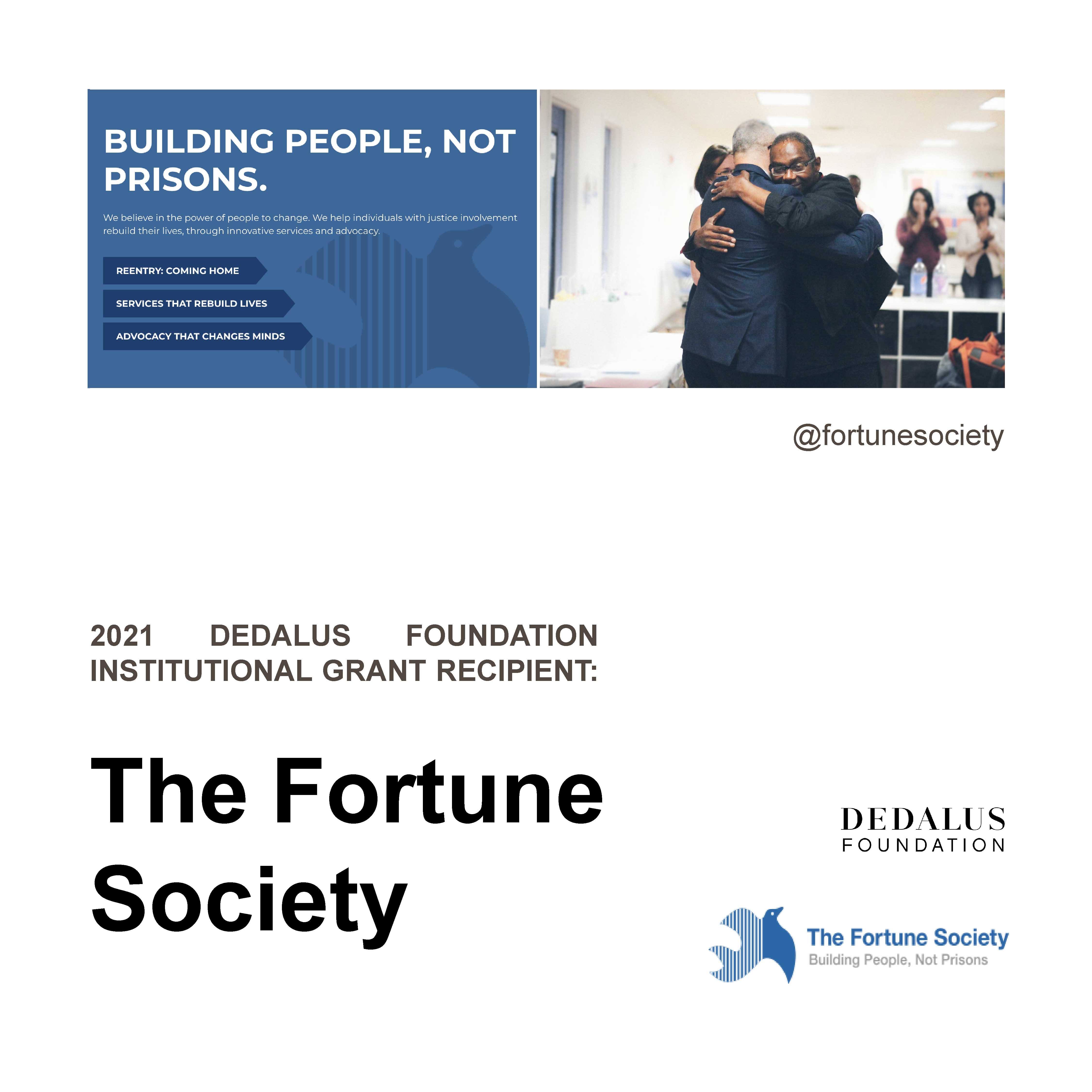 The Fortune Society promotional graphic