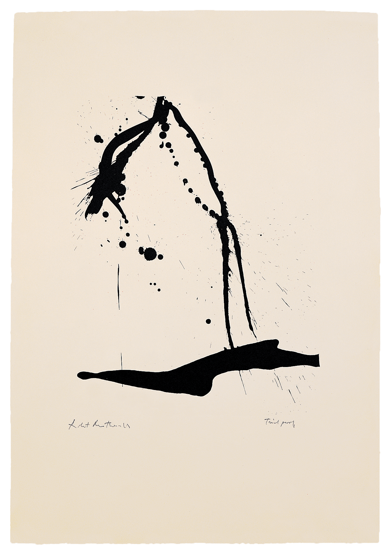 A Throw of the Dice No. 1, 1963. Lithograph on paper, 30 x 22 inches (76.2 x 55.9 cm)