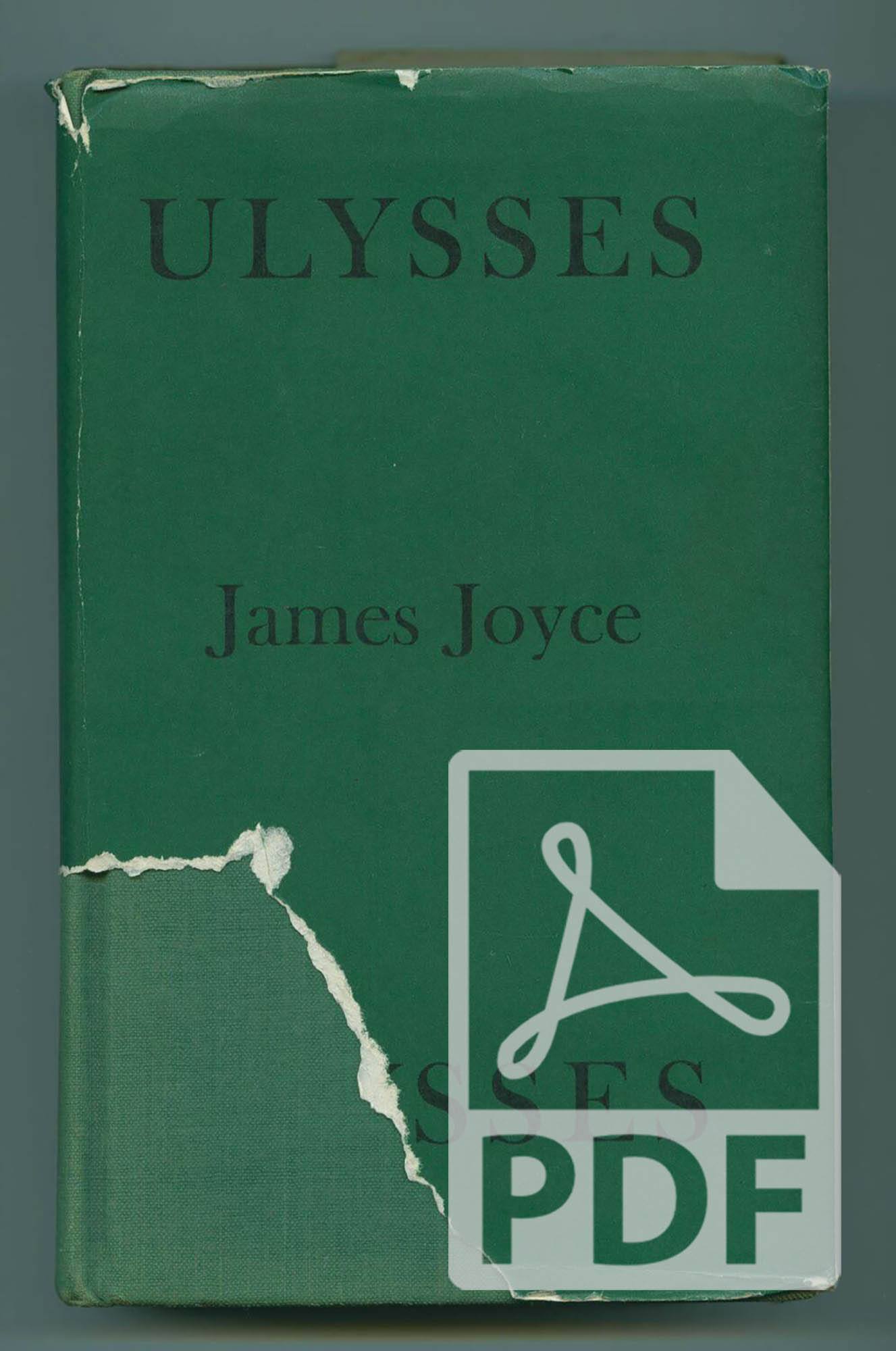 A Ulysses book with a PDF logo